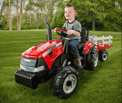 Peg Perego Case Magnum Ride On Tractor