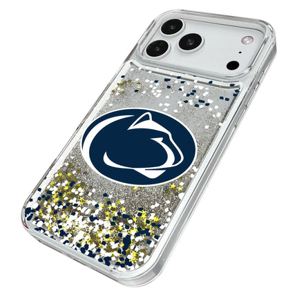Pennsylvania State University Nittany Lions Confetti Glitter Phone Case for Apple iPhone