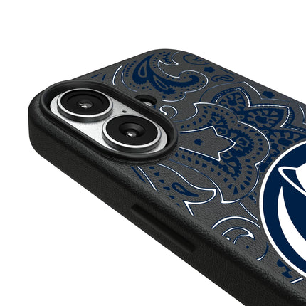 Pennsylvania State University Nittany Lions Paisley MagSafe Compatible Phone Case for Apple iPhone