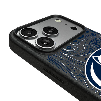 Pennsylvania State University Nittany Lions Paisley MagSafe Compatible Phone Case for Apple iPhone