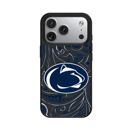Pennsylvania State University Nittany Lions Paisley MagSafe Compatible Phone Case for Apple iPhone