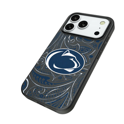Pennsylvania State University Nittany Lions Paisley MagSafe Compatible Phone Case for Apple iPhone