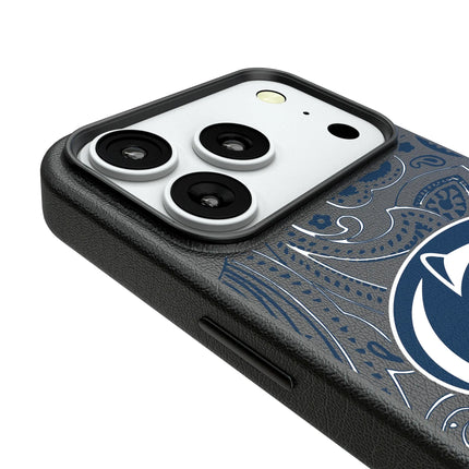 Pennsylvania State University Nittany Lions Paisley MagSafe Compatible Phone Case for Apple iPhone