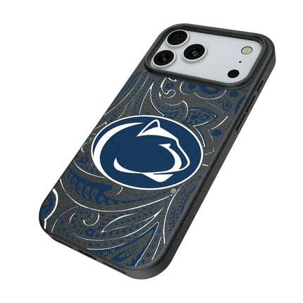 Pennsylvania State University Nittany Lions Paisley MagSafe Compatible Phone Case for Apple iPhone