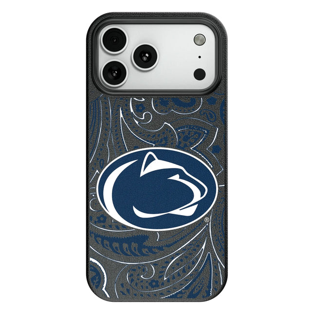 Pennsylvania State University Nittany Lions Paisley MagSafe Compatible Phone Case for Apple iPhone
