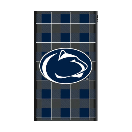 Pennsylvania State University Nittany Lions Plaid 5000mAh Flat Powerbank