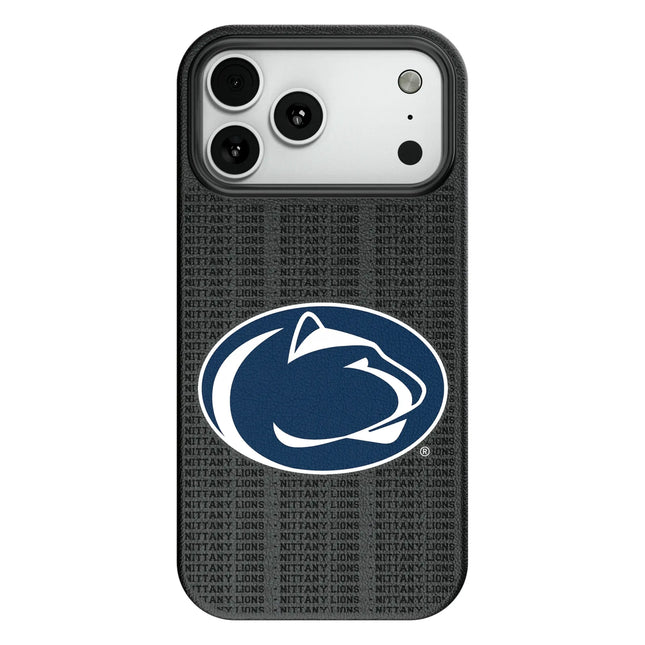 Pennsylvania State University Nittany Lions Text Backdrop MagSafe Compatible Phone Case for Apple iPhone