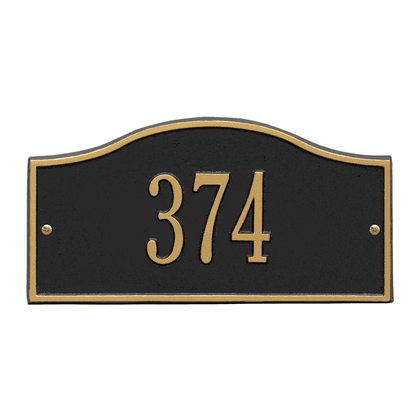 Personalized 1 Line Hills Mini Address Plaque