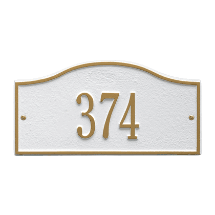 Personalized 1 Line Hills Mini Address Plaque