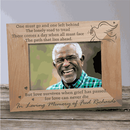 Personalized Always Remembered Memorial Picture Frame