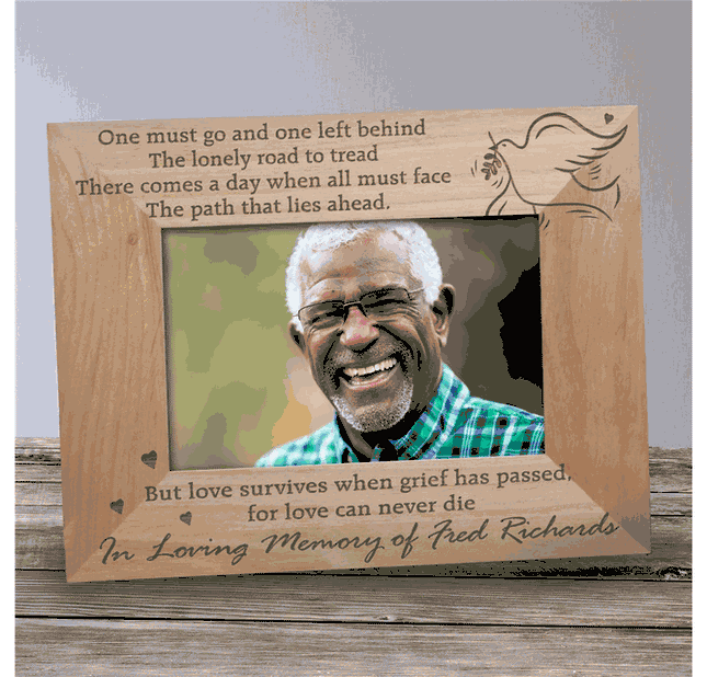 Personalized Always Remembered Memorial Picture Frame