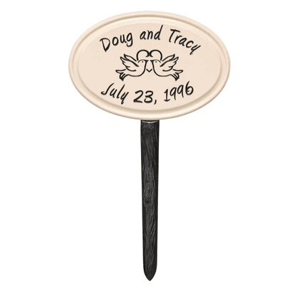 Personalized Anniversary Lawn Plaque