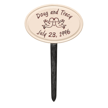 Personalized Anniversary Lawn Plaque