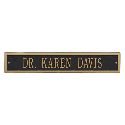 Personalized Arch Estate Address Plaque Extension