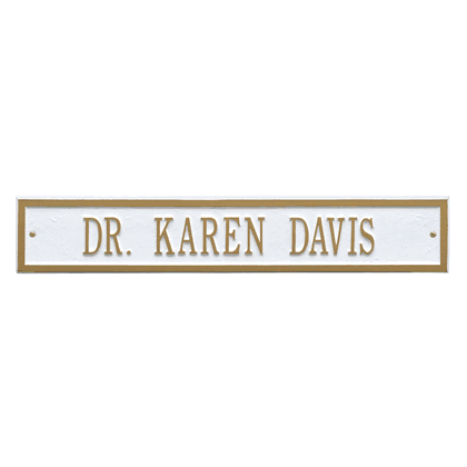 Personalized Arch Estate Address Plaque Extension