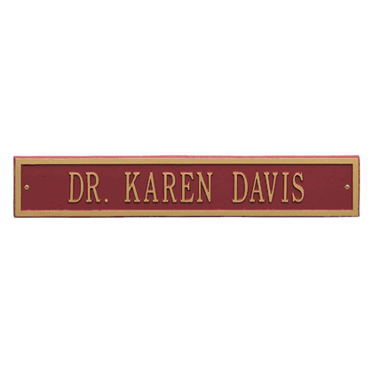 Personalized Arch Estate Address Plaque Extension