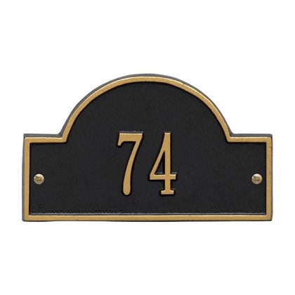 Personalized Arch Marker Petite Wall Plaque