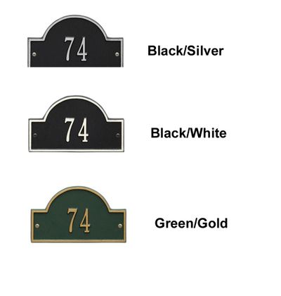 Personalized Arch Marker Petite Wall Plaque