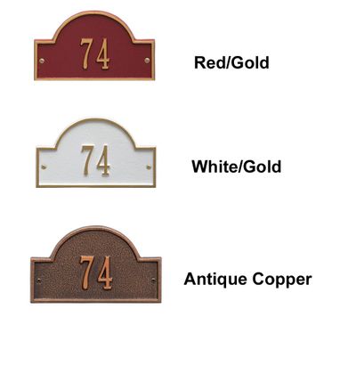 Personalized Arch Marker Petite Wall Plaque