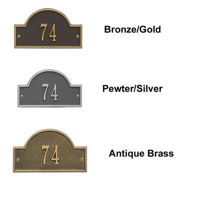 Personalized Arch Marker Petite Wall Plaque