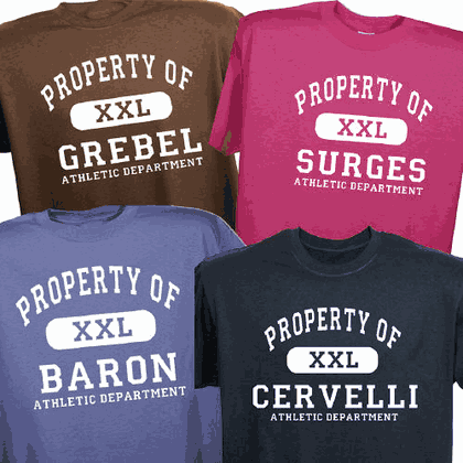Personalized Athletic T-Shirt