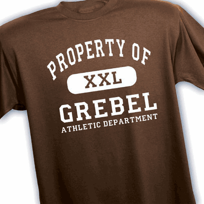 Personalized Athletic T-Shirt