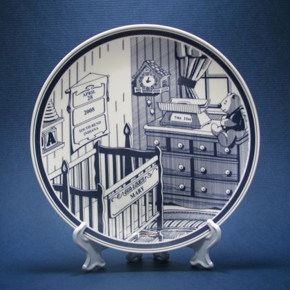 Personalized Baby Keepsake Plate