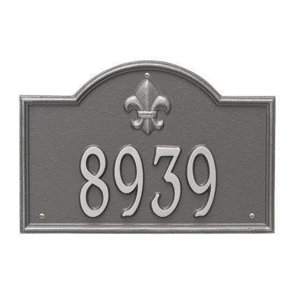 Personalized Bayou Vista Address Plaque - 1 Line