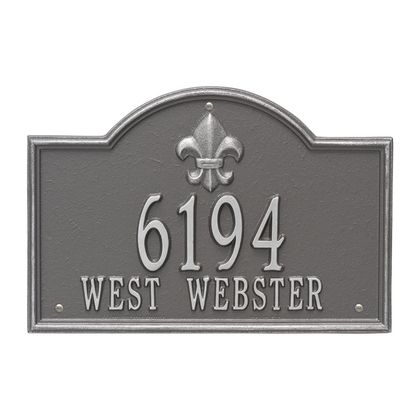 Personalized Bayou Vista Address Plaque - 2 Line