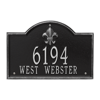 Personalized Bayou Vista Address Plaque - 2 Line