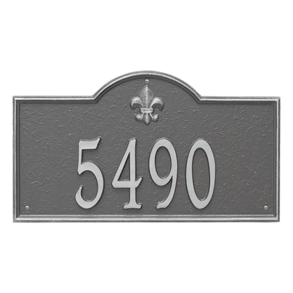 Personalized Bayou Vista Large Address Plaque - 1 Line