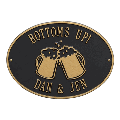 Personalized Beer Mugs Plaque