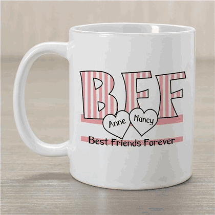 Personalized Best Friends Coffee Mug