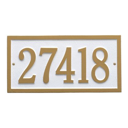 Personalized Bismark Address Plaque - 1 Line
