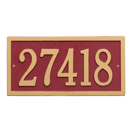Personalized Bismark Address Plaque - 1 Line