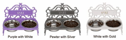 Personalized Bistro Pet Bowl Feeder