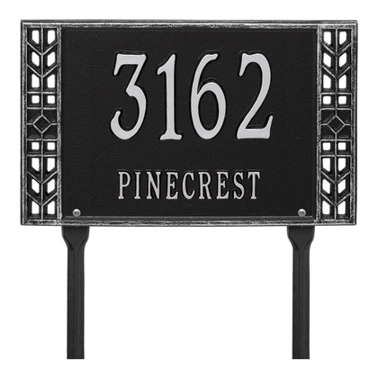 Personalized Boston 2 Line Standard Lawn Plaque