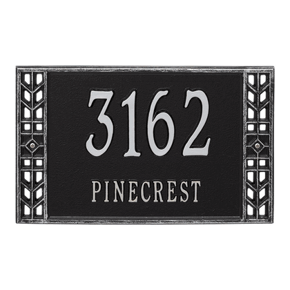 Personalized Boston 2 Line Standard Wall Plaque