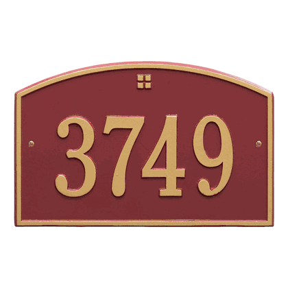 Personalized Cape Charles Address Plaque -1 Line