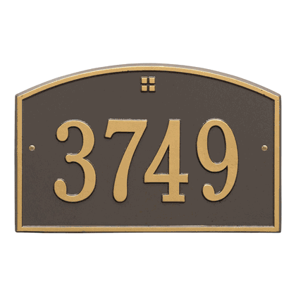 Personalized Cape Charles Address Plaque -1 Line
