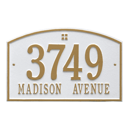 Personalized Cape Charles Address Plaque - 2 Line