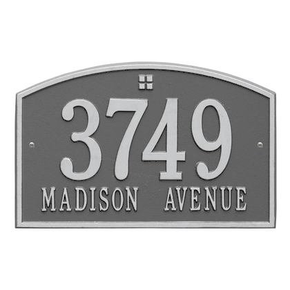 Personalized Cape Charles Address Plaque - 2 Line