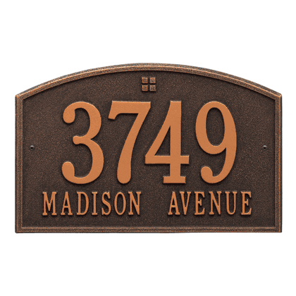 Personalized Cape Charles Address Plaque - 2 Line