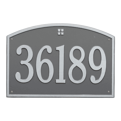 Personalized Cape Charles Large Address Plaque - 1 Line
