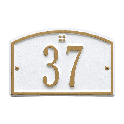 Personalized Cape Charles Small Address Plaque - 1 Line