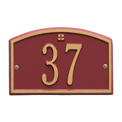 Personalized Cape Charles Small Address Plaque - 1 Line