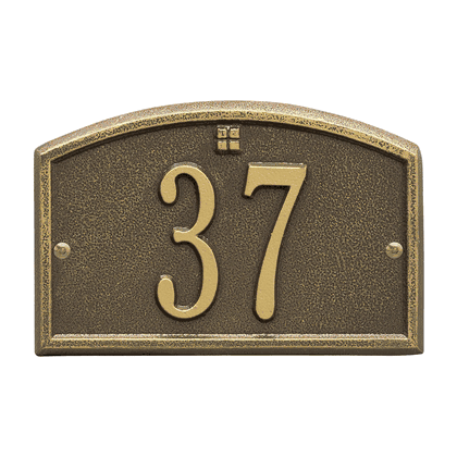 Personalized Cape Charles Small Address Plaque - 1 Line