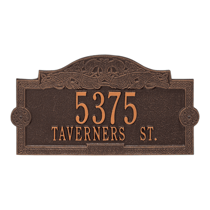 Personalized Celtic Dragon Address Plaque
