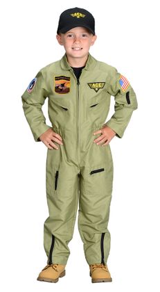 Personalized Child Air Force Pilot Costume