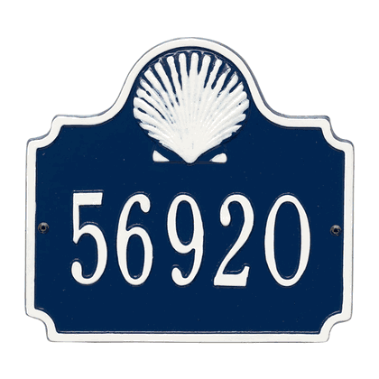 Personalized Conch Address Plaque